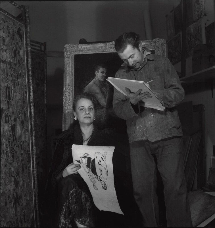 Emma tollemache (née manasseh); sir francis rose npg x195078