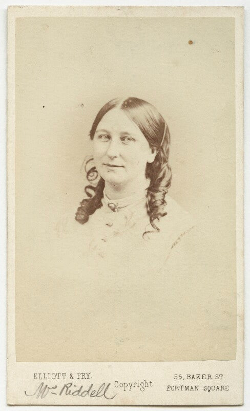Charlotte eliza lawson riddell (née cowan) npg x22033