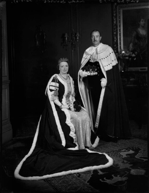 Dorothea gertrude borwick (née grey), lady borwick; george borwick, 2nd baron borwick npg x152941