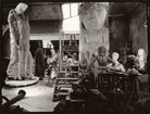 Jacob Epstein's studio (including sculptures Social Consciousnes and Ecce Homo) NPG x134333