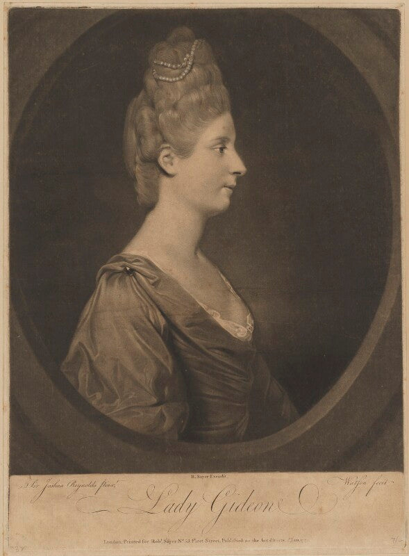 Maria marowe (née wilmot), lady eardley of spalding when lady gideon npg d34466