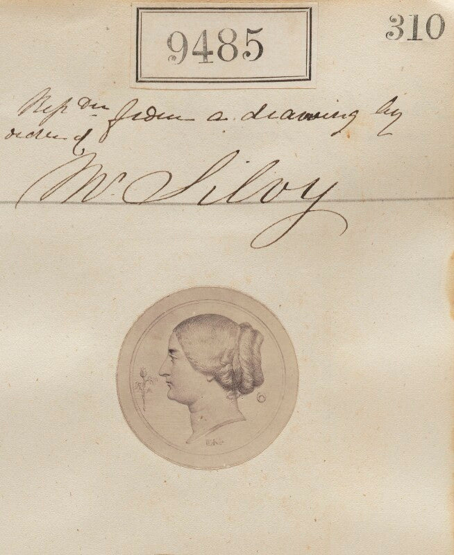 'reproduction from a drawing by order of mr silvy' npg ax59293