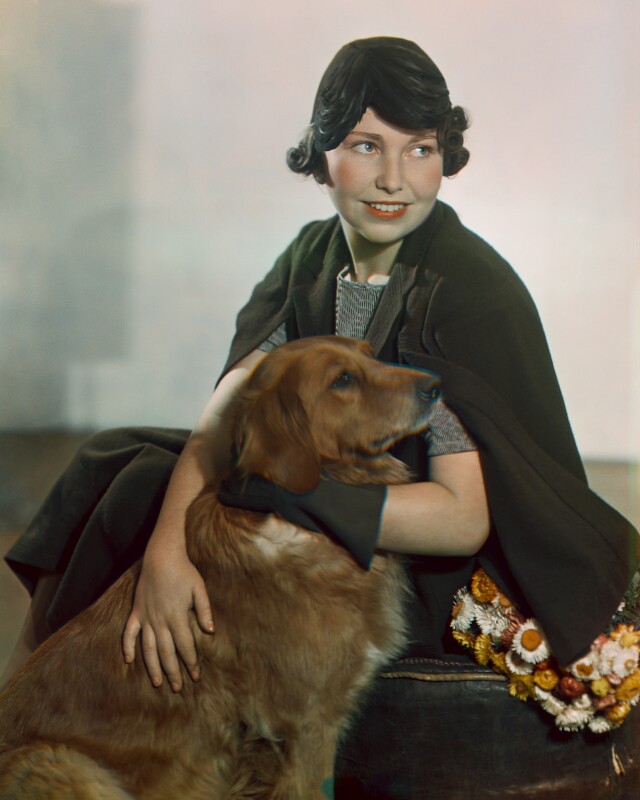 Madeline and dog npg x220420