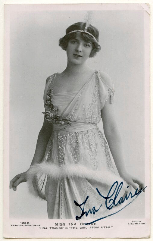 Ina claire as una trance in 'the girl from utah' npg ax160286