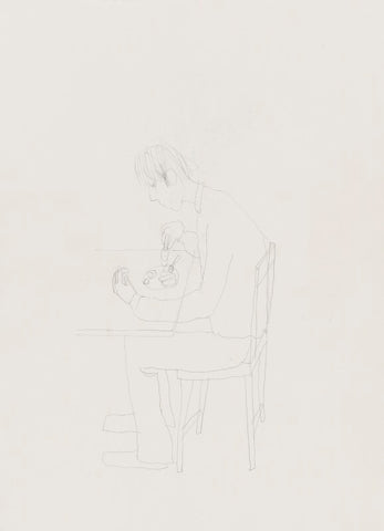 Stuart Pearson Wright: study for film installation ('Moment in a Man's Day') NPG 6745(9)