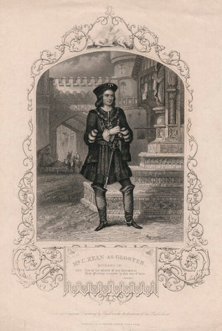 Charles John Kean as Gloucester in 'Richard III' NPG D3450