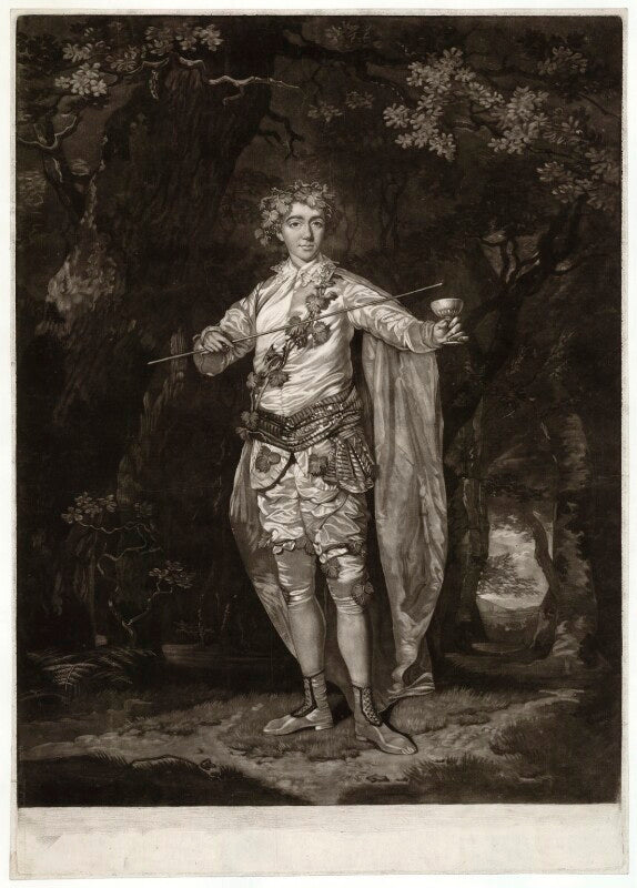 Anthony webster as comus in milton's 'comus' npg d37625