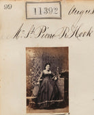 Mrs St Pierre R. Hook NPG Ax61078