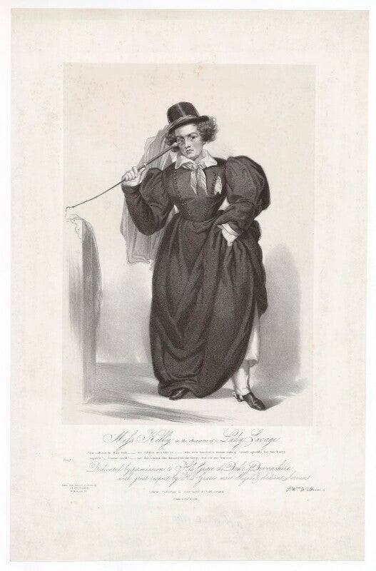 Frances ('fanny') maria kelly as lady savage npg d36794