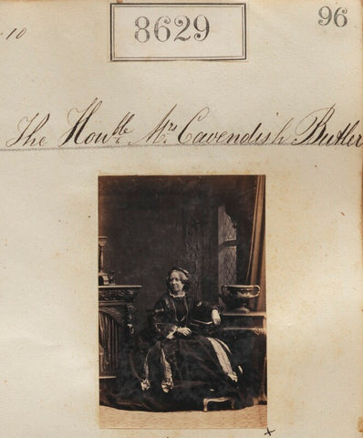 Hon. Cecilia Agnes Butler-Danvers (née Taylor) ('Hon. Mrs Henry Cavendish Butler') NPG Ax58452