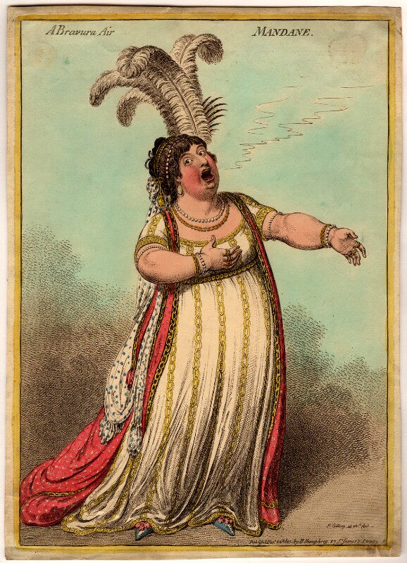 Elizabeth billington (née weichsel) ('a bravura air mandane') npg d1066