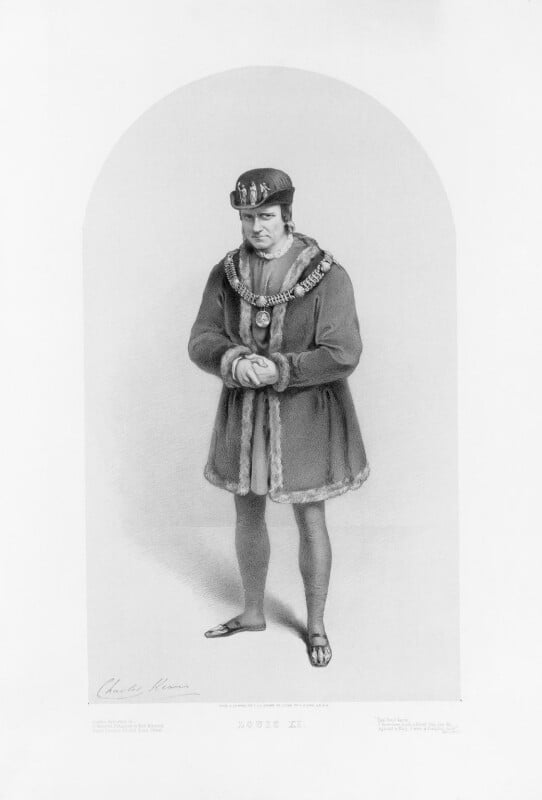 Charles john kean as louis xi npg d17076