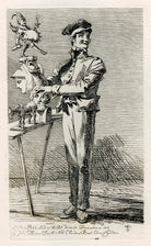 Unknown man selling toys NPG D40094