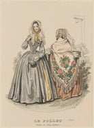 Morning concert dresses, April 1842 NPG D47893