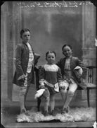 Kenelm Charles Edward Pepys with his brothers John and Mark. NPG x33667