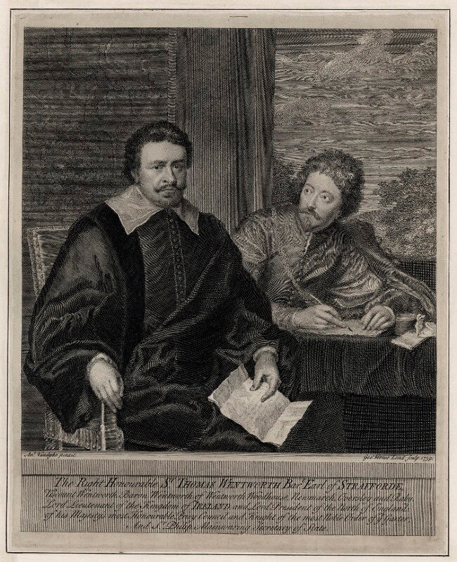 Thomas wentworth, 1st earl of strafford and sir philip mainwaring npg d26603