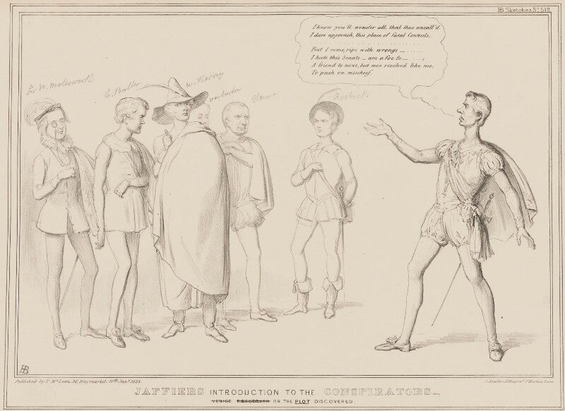 Jaffiers introduction to the conspirators npg d41446