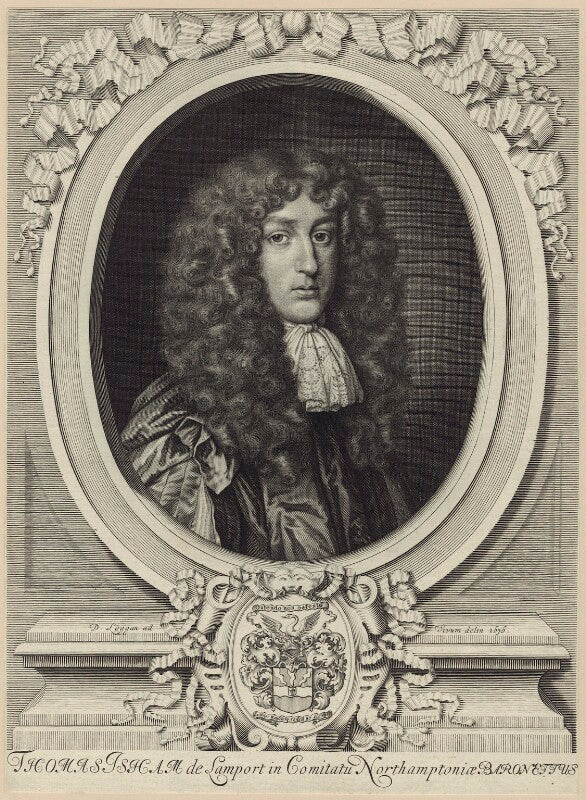 Sir thomas isham, bt npg d29957