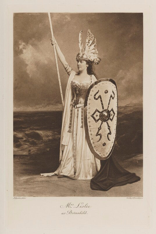Leonie blanche (née jerome), lady leslie as brunhild npg ax41148