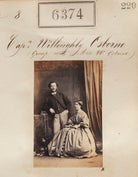 Captain W. Osborne; Miss W. Osborne NPG Ax56315