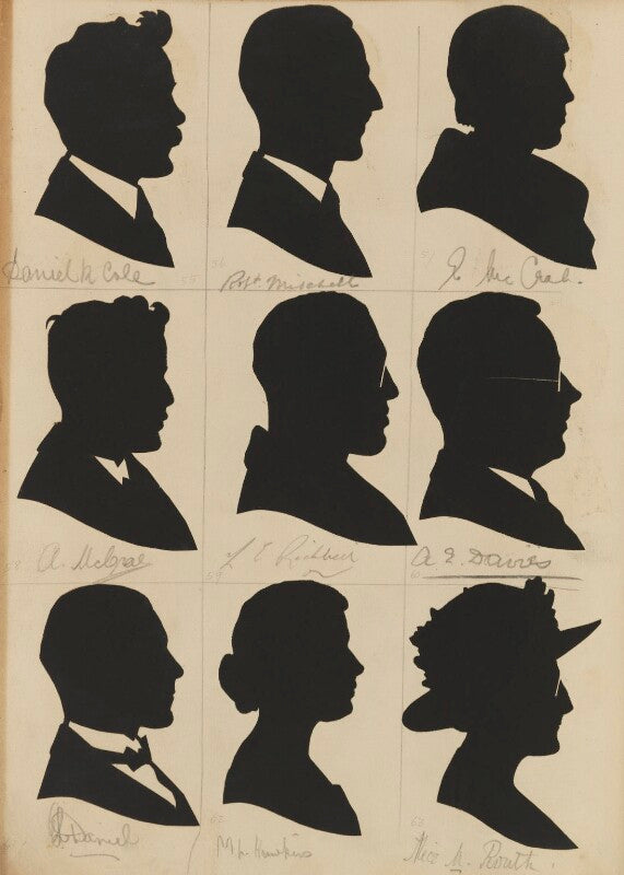 Staff of messrs vickers, sheffield (daniel r. cole; a. mccrae; a? daniel; m.l. hawkins; robert mitchell; l.e. richbeck?; alice m. routh; a.e. davies; e. mccrae) npg d46618