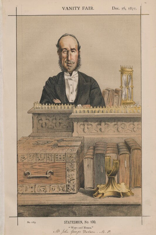 John george dodson, 1st baron monk bretton ('statesmen, no. 100.') npg d43514