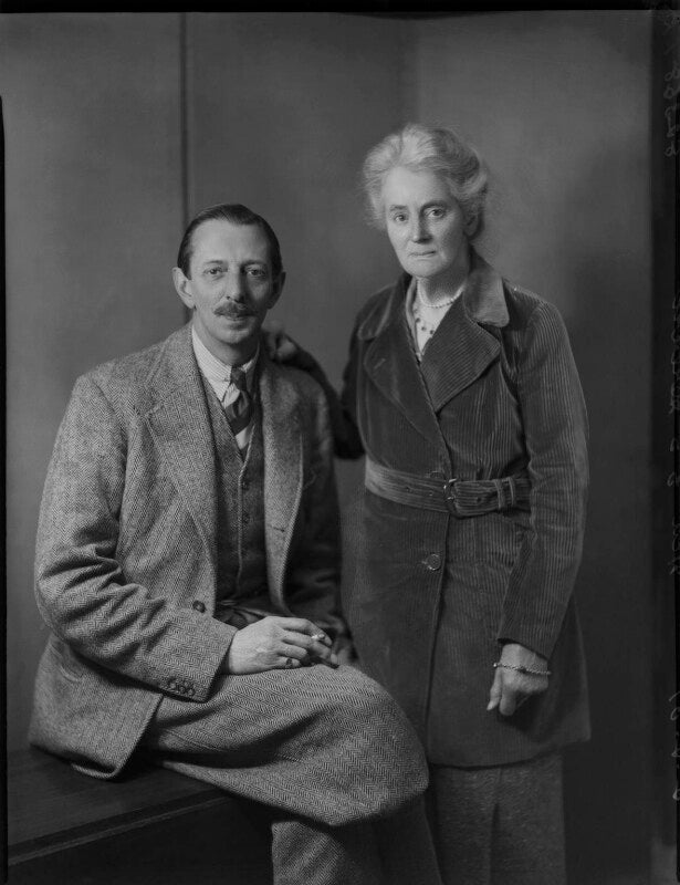 Sir george sidney herbert, 1st bt; beatrix louisa (née lambton), countess of pembroke and montgomery npg x152568