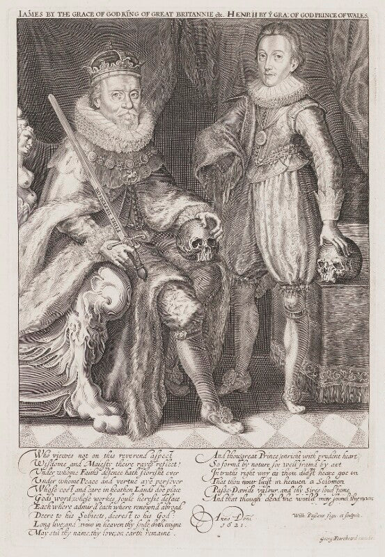 King james i of england and vi of scotland; henry, prince of wales npg d9484