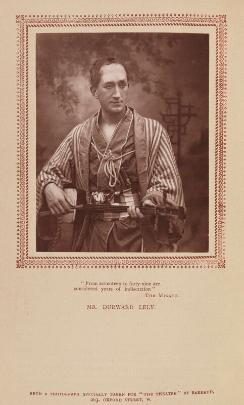Durward lely (james durward lyall) as nanki poo in 'the mikado' npg ax9288