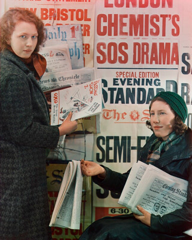 Newspaper Girls, Fleet Street NPG x220239