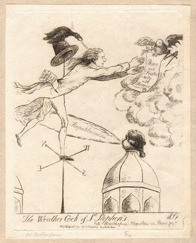 'The weathercock of St Stephen's' (Charles James Fox; William Wilberforce) NPG D9575