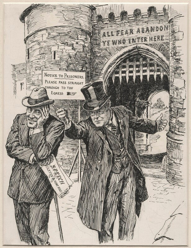 The ever open door (edward henry carson, 1st baron carson; augustine birrell) npg d9637