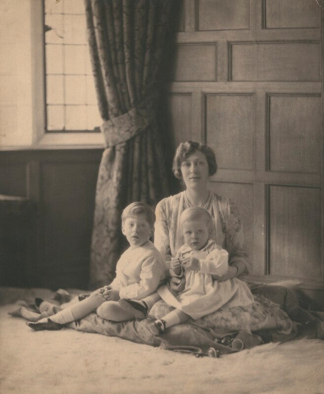 George lascelles, 7th earl of harewood; princess mary, countess of harewood; hon. gerald david lascelles npg x199611