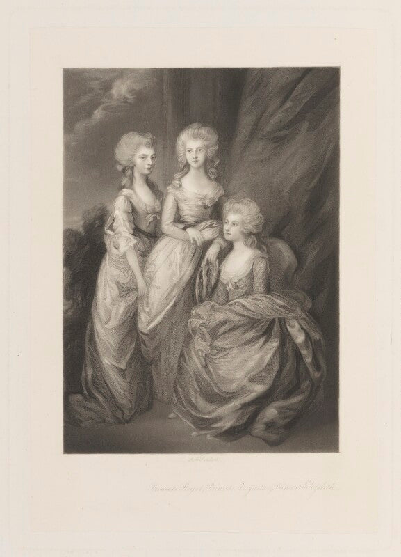 Princess augusta sophia; princess elizabeth, landgravine of hesse homburg; charlotte augusta matilda, princess royal npg d15000