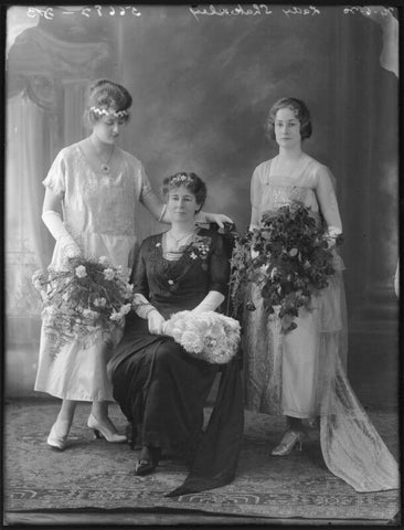 Sylvia Mary Chew; Hilda Mary (née Hodgson), Lady Shakerley; Moira Veronica Loram NPG x74895