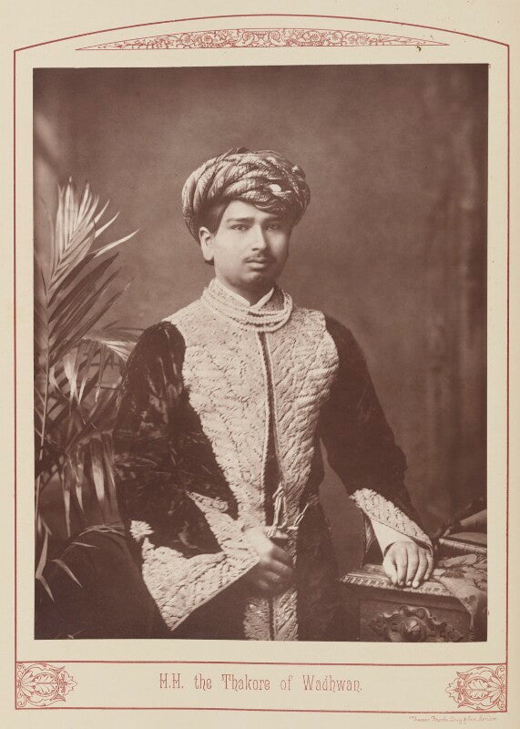 Balsingh chandrasingh thakur sahib of wadhwan npg ax28687