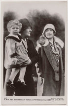 'T.R.H. The Duchess of York & Princess Elizabeth with Nurse' (Queen Elizabeth II; Margaret ('Bobo') MacDonald; Queen Elizabeth, the Queen Mother) NPG x193128