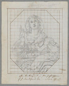 Madonna and Child with flaming heart NPG D17504