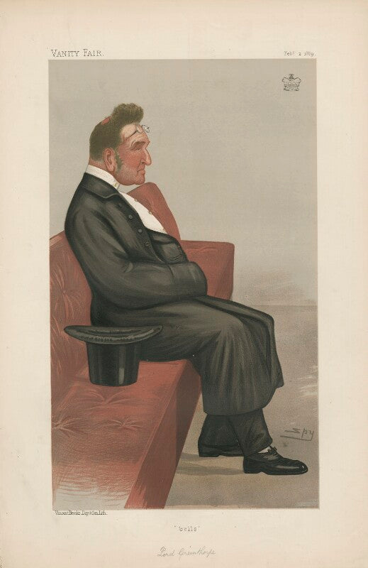 Edmund beckett (né edmund beckett denison), 1st baron grimthorpe ('statesmen. no. 559.') npg d44423