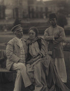Sir Henry Morton Stanley; Dorothy (née Tennant), Lady Stanley and 'Saleh bin Osman' NPG Ax68770
