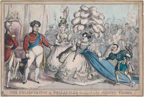 'The Presentation of Dollalolla accompanied by the Mighty Thumb' NPG D48716