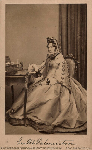 Emily Mary ('Amelia') (née Lamb), Viscountess Palmerston NPG Ax29685