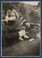 Julian Vinogradoff (née Morrell); Mark Gertler and an unknown woman NPG Ax140850