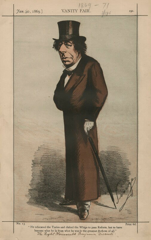 Benjamin disraeli, earl of beaconsfield [statesmen no. 1] npg d43364