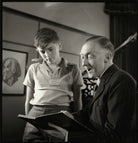 Herbert Bardgett with his son NPG x128657