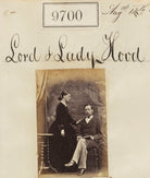 Edith Lydia Drummond (née Ward), Viscountess Hood; Francis Wheler Hood, 4th Viscount Hood NPG Ax59431