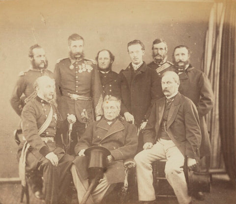 Officers connected with the Crimean War NPG Ax137918