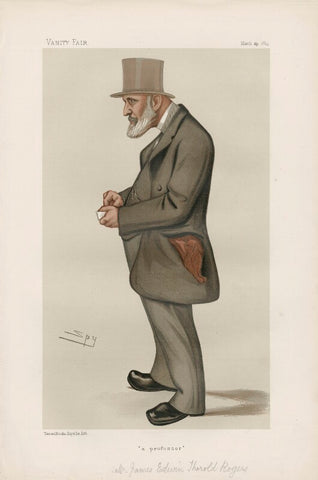 James Edwin Thorold Rogers ('Statesmen. No. 443.') NPG D44167