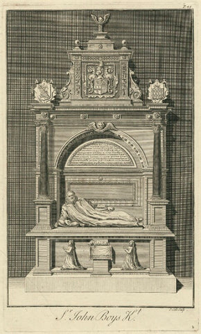 Monument to Sir John Boys in Canterbury Cathedral NPG D32056