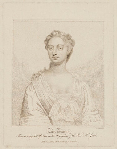 Charlotte Clayton (née Dyve), Lady Sundon NPG D40911